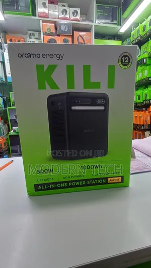 Oraimo Energy KILI 1000Wh 500W Portable Power Station