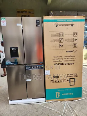 Hisense 470L Friji ya Milango 4 yenye Dispenser ya Maji