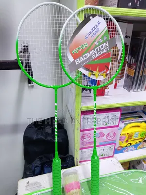 Badminton Racket Set with 2 Rackets
