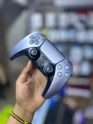 Sterling Silver Wireless PS5 Controller