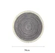 Woven Round Braided Environmentally Friendly Table Placemats - 3