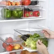4 Piece Stackable BPA-Free Acrylic Fridge Organizer Set - 1