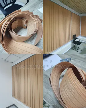 Vertical Office Blinds - Beige and Light Blue