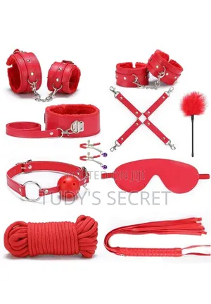 Seti ya Vifaa vya BDSM Bondage na Vinyago vya Watu Wazima vya Ngozi