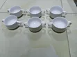 6-Piece Ceramic Soup Bowl Set 300ml - 1