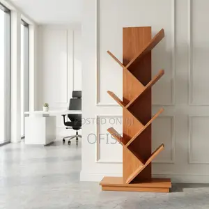 Tree Style Wooden Book Rack
