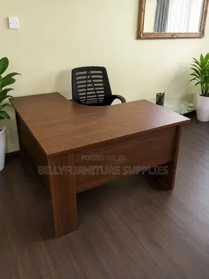 Curved Executive Office Desk - Spacious Professional Workstation
