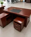 Classic Mahogany Executive Desk - 1