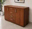 Premium Wooden Office Credenza - 2