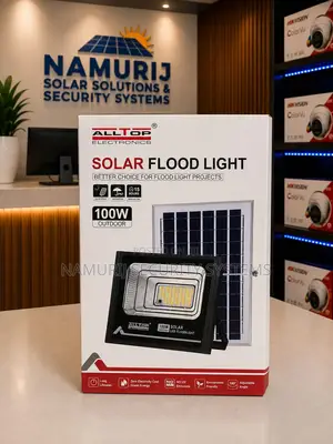 Taa ya Mafuriko ya Jua 100W - Taa ya Usalama ya Nje