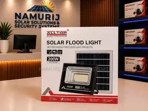 Taa ya Jua ya 200W - Taa ya Usalama ya Nje