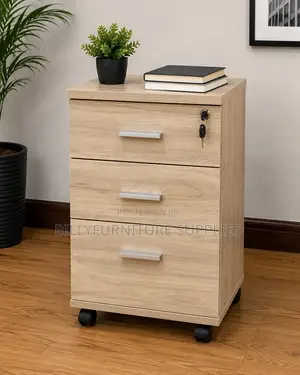 Mobile 3-Drawer Office Pedestal