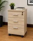 Mobile 3-Drawer Office Pedestal - 2