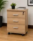 Modern 3-Drawer Mobile Pedestal - 1