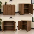 2-Door Wooden Office Storage Cabinet - 2