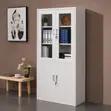 Modern Steel Filing Cabinet Lockable Glass Door - 2