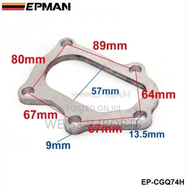 TD/TF/VF Turbo Downpipe Flange - 1