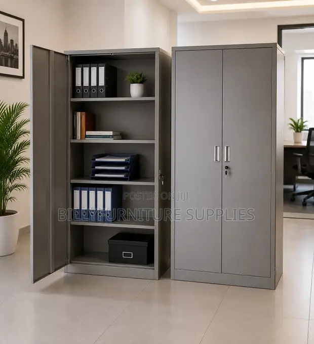 Heavy-Duty Steel Filing Cabinet with Secure Lock - 1