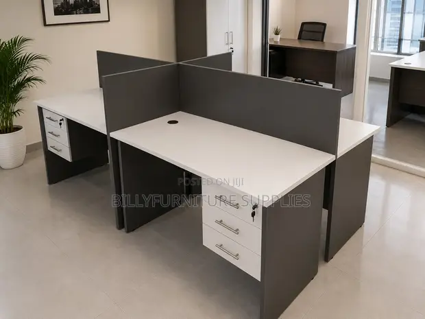 Professional 4-Way Office Workstation - 1