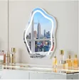 Cloud-Shaped LED Tabletop Vanity Mirror - 2