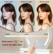 Cloud-Shaped LED Tabletop Vanity Mirror - 3