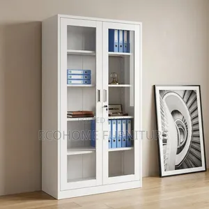 Office Cabinet - Glass Door Filing Storage
