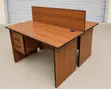 2 Way Office Workstation Desk - 4