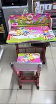 Pink SK Rectangular Study Desk - 1