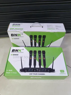 BNK BK8400 Mfumo wa Maikrofoni Isiyo na Waya wa Kitaalamu wa 4-in-1