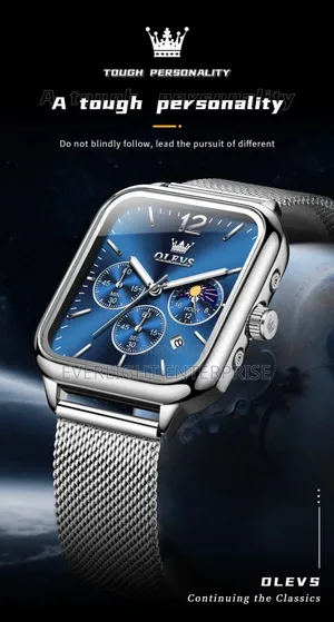 Saa ya Olevs Gents 9914 ya Chronograph