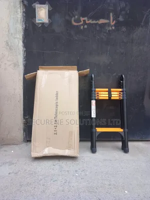 2.1m + 2.1m Double-Sided Telescopic Ladder