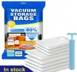 5 Piece Vacuum Storage Bags with Free Pump - 1