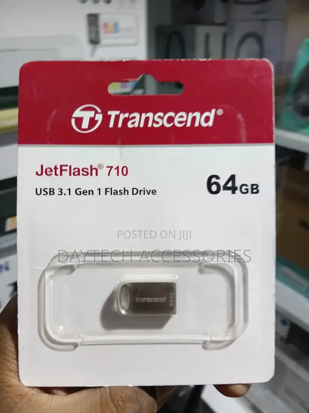 Transcend Mini JetFlash 710 64GB USB 3.1 Flash Drive - 1