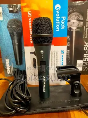 Sennheiser Evolution E 845-S Maikrofoni ya Sauti ya Dynamic Super-Cardioid
