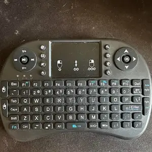 Wireless Mini Keyboard with Backlit, Remote Control and Touchpad