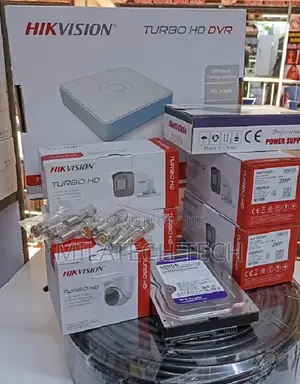 Brand New Hikvision 4-Channel CCTV Kit | 4 Cameras + DVR + HDD