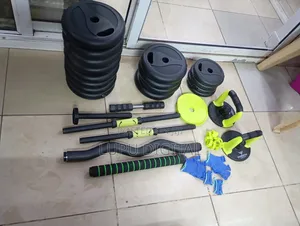 40kg Plastic Coated Dumbbells