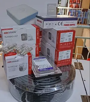 Hikvision 4 Channel CCTV Kit - 4 Cameras Complete Security System