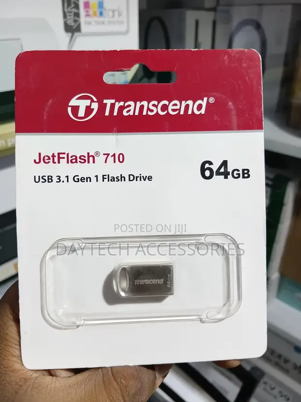 Transcend JetFlash 710 64GB USB 3.0 Mini Flash Drive - 1