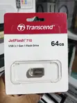 Transcend JetFlash 710 64GB USB 3.0 Mini Flash Drive - 1