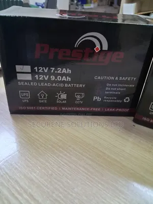 Betri ya Prestige 12V 7.2Ah / 9.0Ah Iliyofungwa ya Lead-Acid