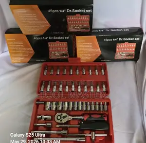 46-Piece 1/4" Socket Set