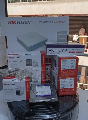 Hikvision 4 Channel CCTV Security System with 4 Cameras