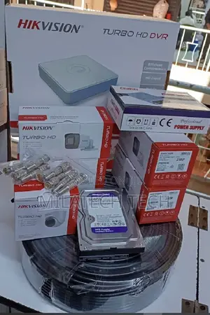 4CH Hikvision CCTV Kit with Dahua Cameras & 500GB HDD