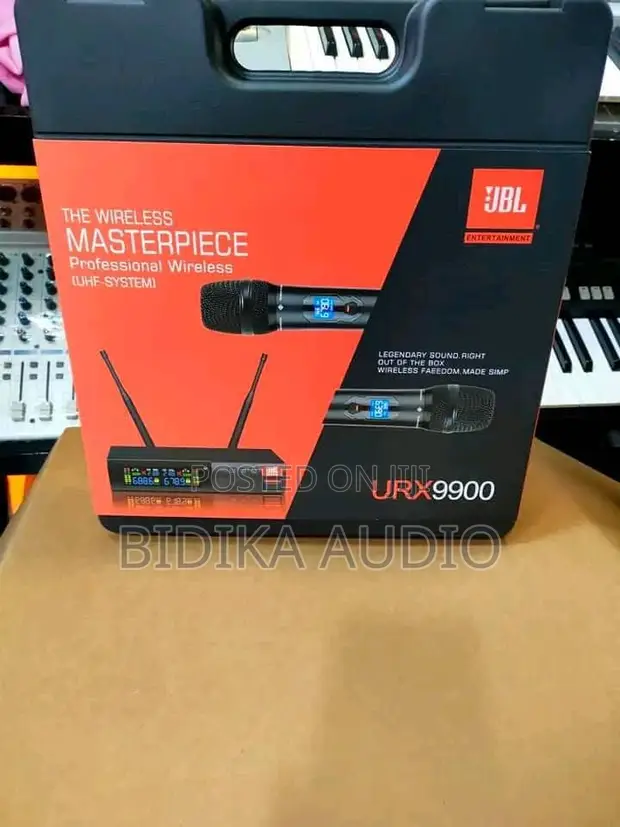 JBL URX9900 Dual Handheld Professional Wireless UHF Microphone - 1