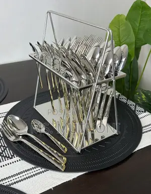 36-Piece High Quality Silver Cutlery Set