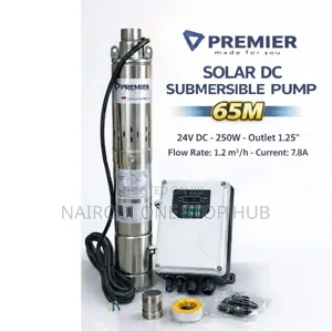 Premier Solar DC Submersible Water Pump - 65M