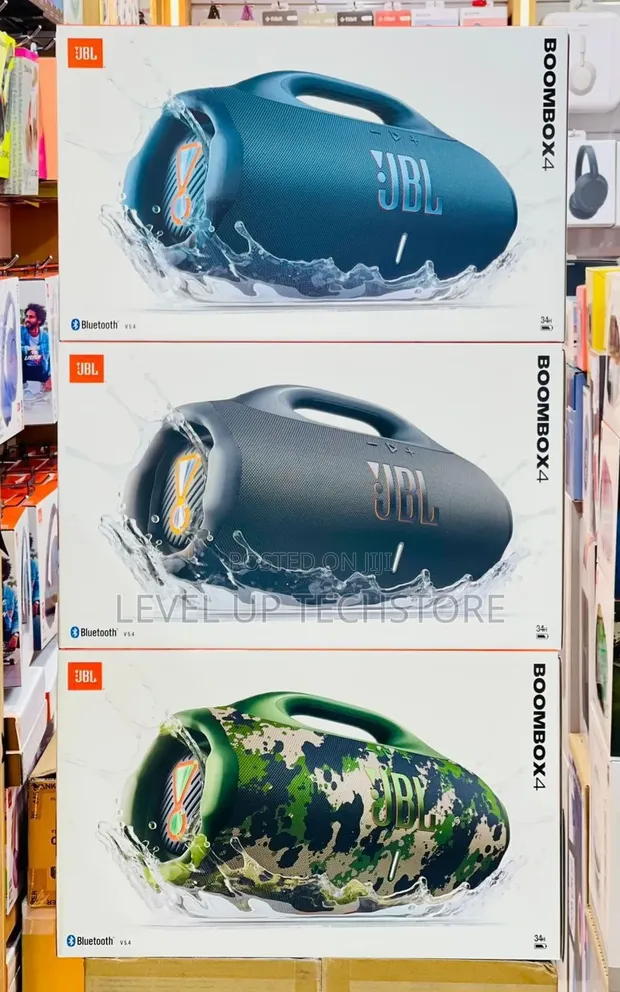 JBL Boombox 4 Wireless Bluetooth Speaker - 1