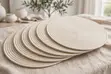 6-Piece 38cm Round Cotton Rope Table Mats - 1