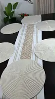 6-Piece 38cm Round Cotton Rope Table Mats - 4